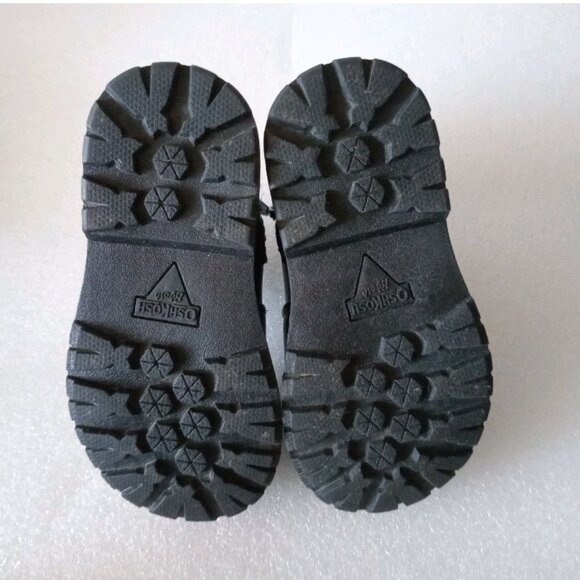 Oshkosh Baby Girls Harlow Black Ankle Boots Classic Preppy 6M - Picture 6 of 7